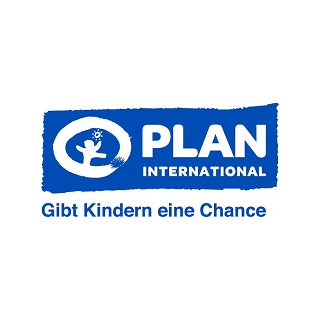 Logo von PLAN international Gibt Kindern eine Chance 