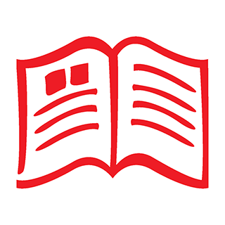 Icon Zeitung rot