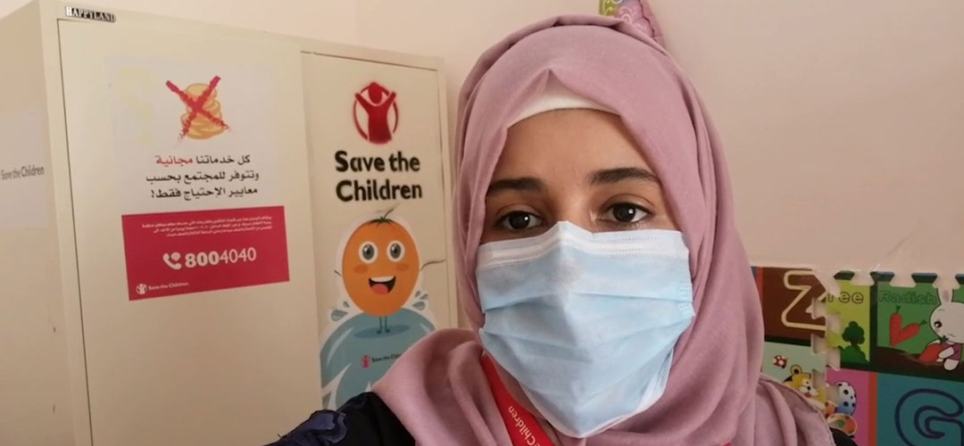 Dr. Masar Khalid ist Gesundheits- und Ernährungsbeauftragte für Save the Children in Aden, Jemen. Die COVID-19 Pandemie stellt ihre Arbeit vor weitere Herausforderungen. © Save the Children 