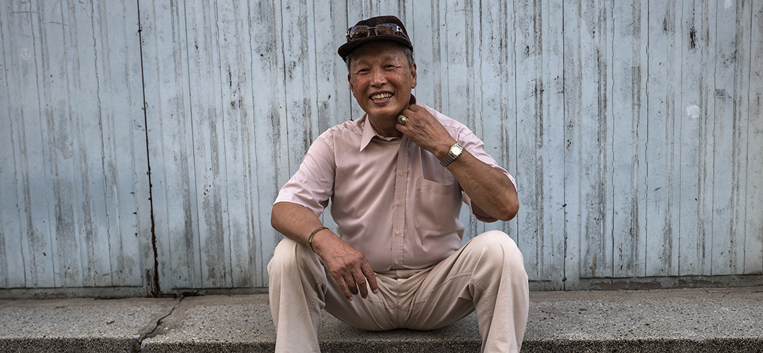Überlebender des Korea-Krieges Jo-Yong-woong. © Dominic Nahr / Save the Children
