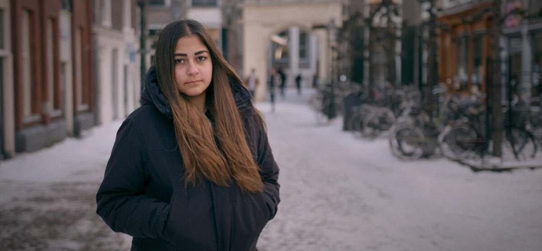 Amina* aus Syrien hat in den Niederlanden ein neues Zuhause gefunden.