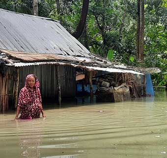 Am 26. Mai 2021 traf der Zyklon "Yaas" Regionen in Indien und Bangladesch mit verheerenden Folgen für die Betroffenen.