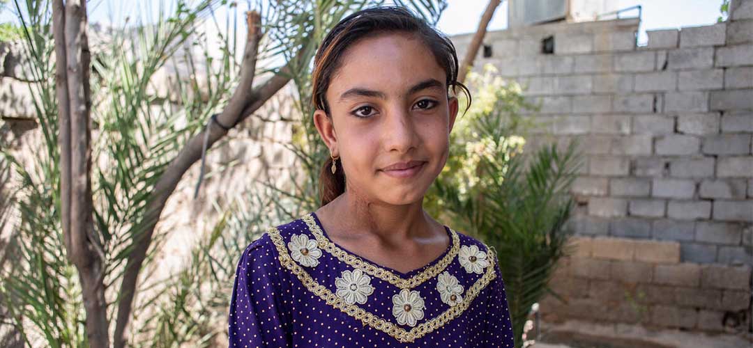 Rahma* und ihre Familie sind akut von einem Wassernotstand im Irak bedroht.