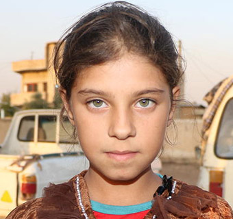 Beisan* ist elf Jahre alt und seit Jahren mit ihrer Familie auf der Flucht vor der Gewalt in ihrer Heimat.