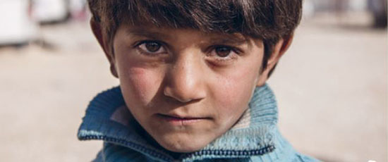 Ein Junge aus Syrien auf der Flucht. © Save The Children