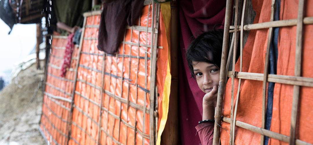 Tosmin* lebt im größten Camp für geflüchtete Rohingya in Cox's Bazar, Bangladesch. 