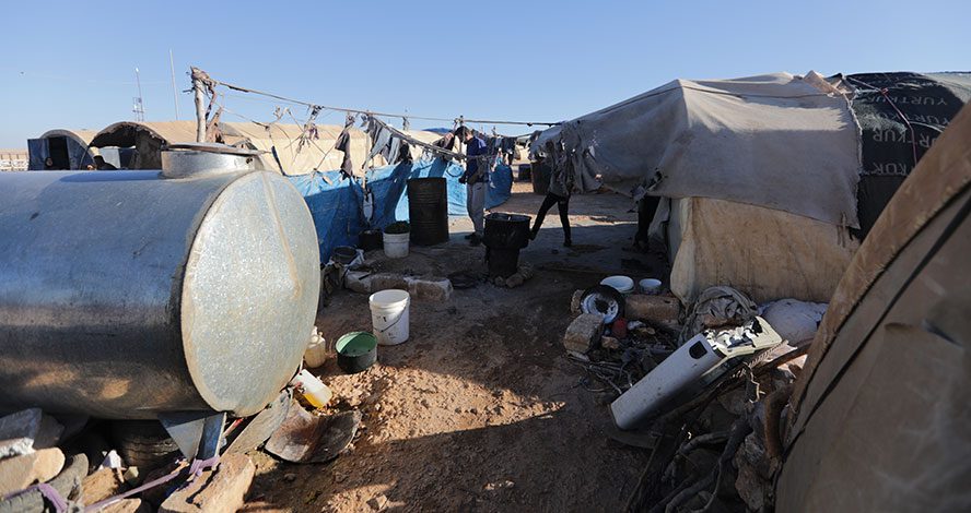 Camp für Geflüchtete in Syrien © Kahlil Alachawi / Save the Children