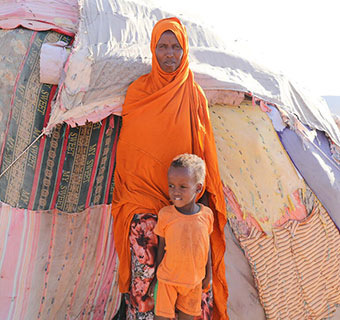 Die Dürre in Äthiopien bedroht viele Kinder und ihre Familien. © Seifu Asseged / Save the Children