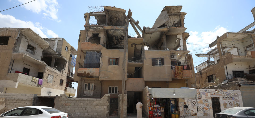 Wafaas* Foto eines vom Erdbeben zerstörten Hauses in Syrien. © Save the Children