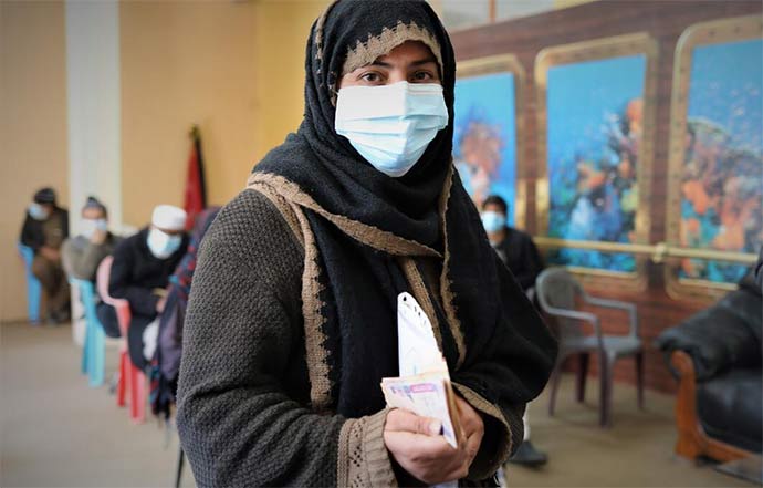 Bargeldhilfe in Afghanistan