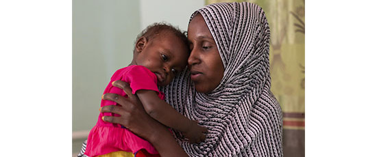 Als Fatima 2019 in unsere Klinik kam, wurde schnell klar: Sie war viel zu dünn für ihre neun Monate.