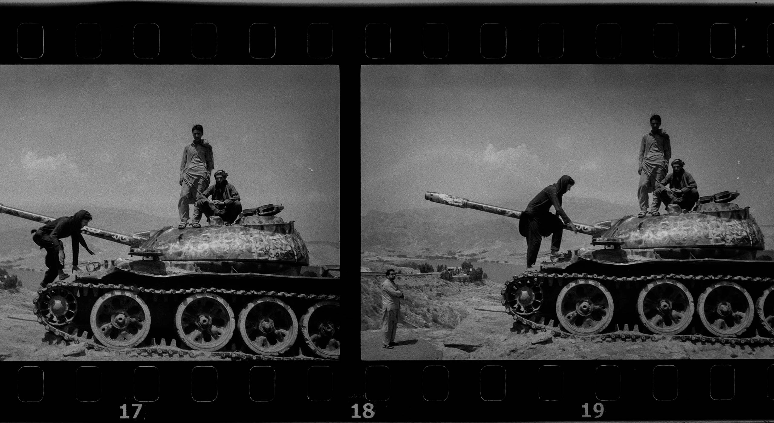 Sowjetische Panzer in Afghanistan
