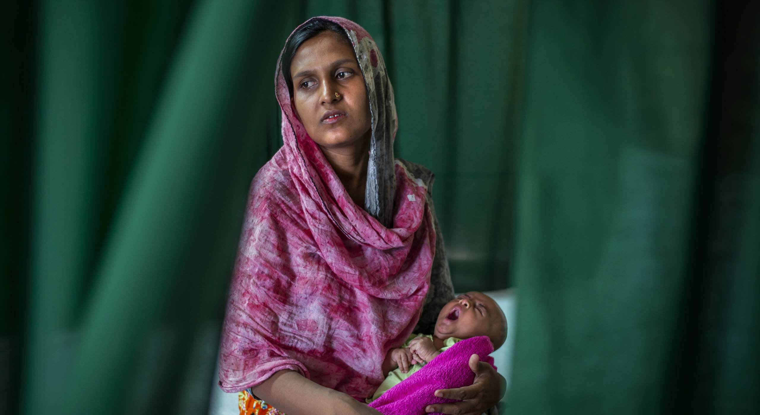 Rajiyas Mutter, Geflüchtete Rohingy