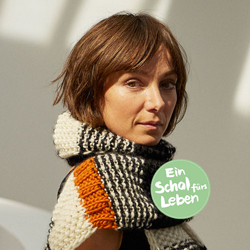 Julia Koschitz unterstützt den Schal fürs Leben 2021