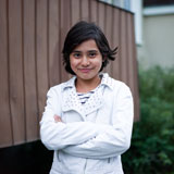 Mädchen namens Sarina 11 Jahre aus Afghanistan, das Teil unserer Pippi Kampagne ist.