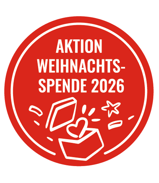 Signet der Aktion Weihnachtsspende 2026 © Save the Children Signet der Aktion Weihnachtsspende 2026