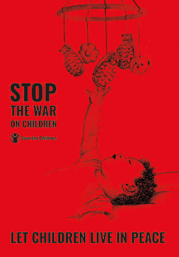 Deckblatt Report Krieg gegen Kinder 2023