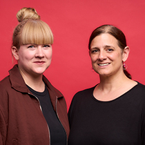Porträtfoto von Jasna Lohr und Nicole Santiana Jansen